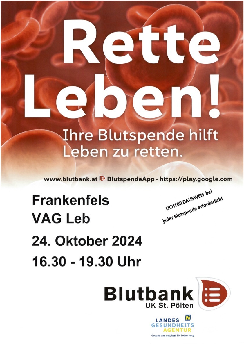 Blutspenden Frankenfels